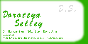 dorottya selley business card